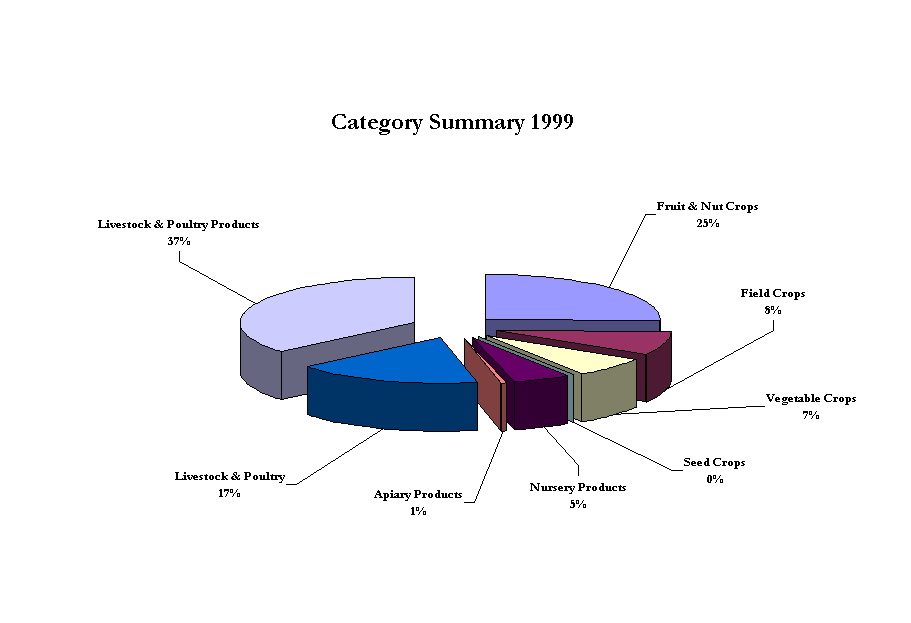 Chart Category Summary 1999