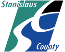 A partial logo featuring stylized letters with the words "Stanislaus" and "County" in a mix of green, blue, black, and white colors.

Description generated by AI